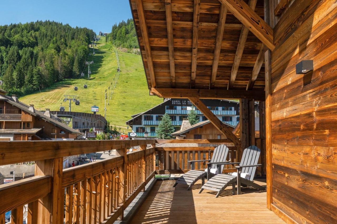 Colibri Penthouse Apartment Morzine Bagian luar foto