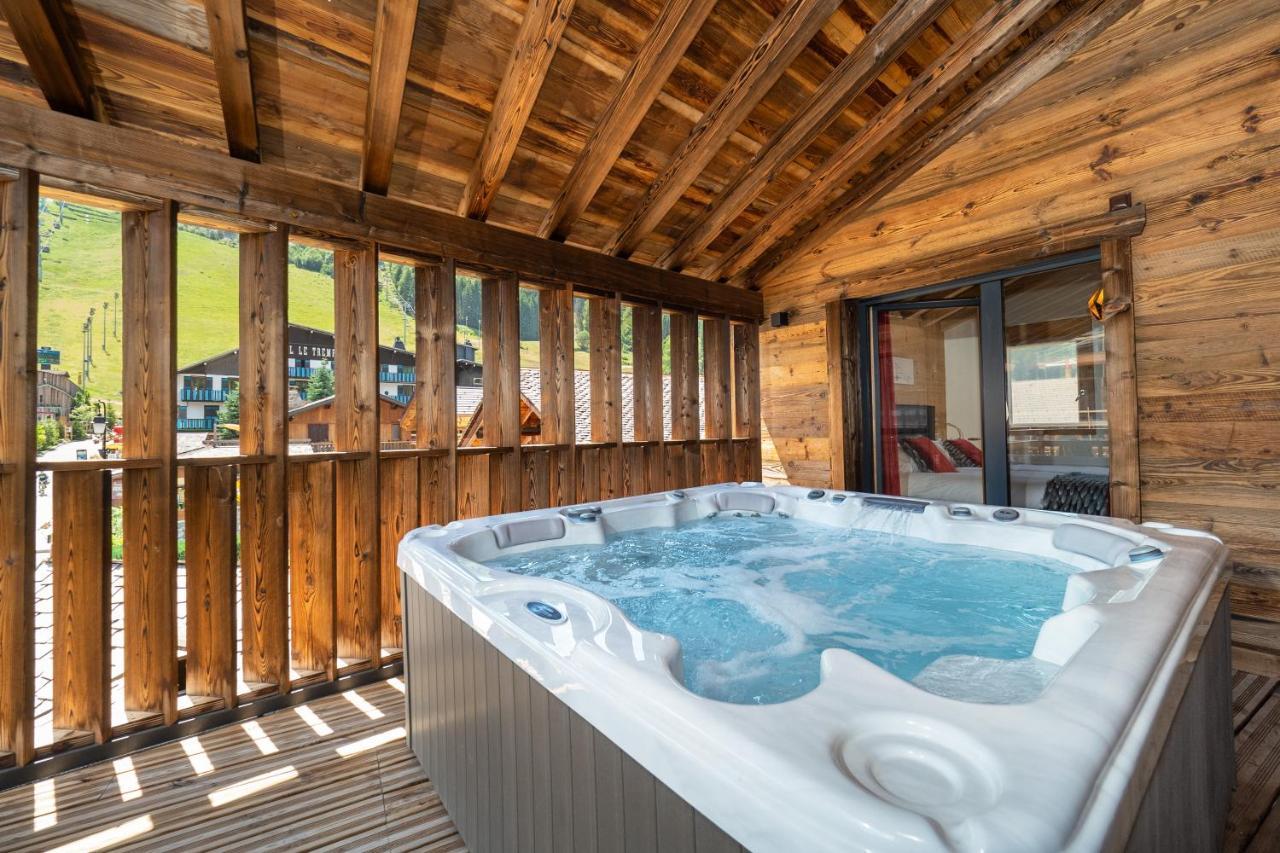 Colibri Penthouse Apartment Morzine Bagian luar foto