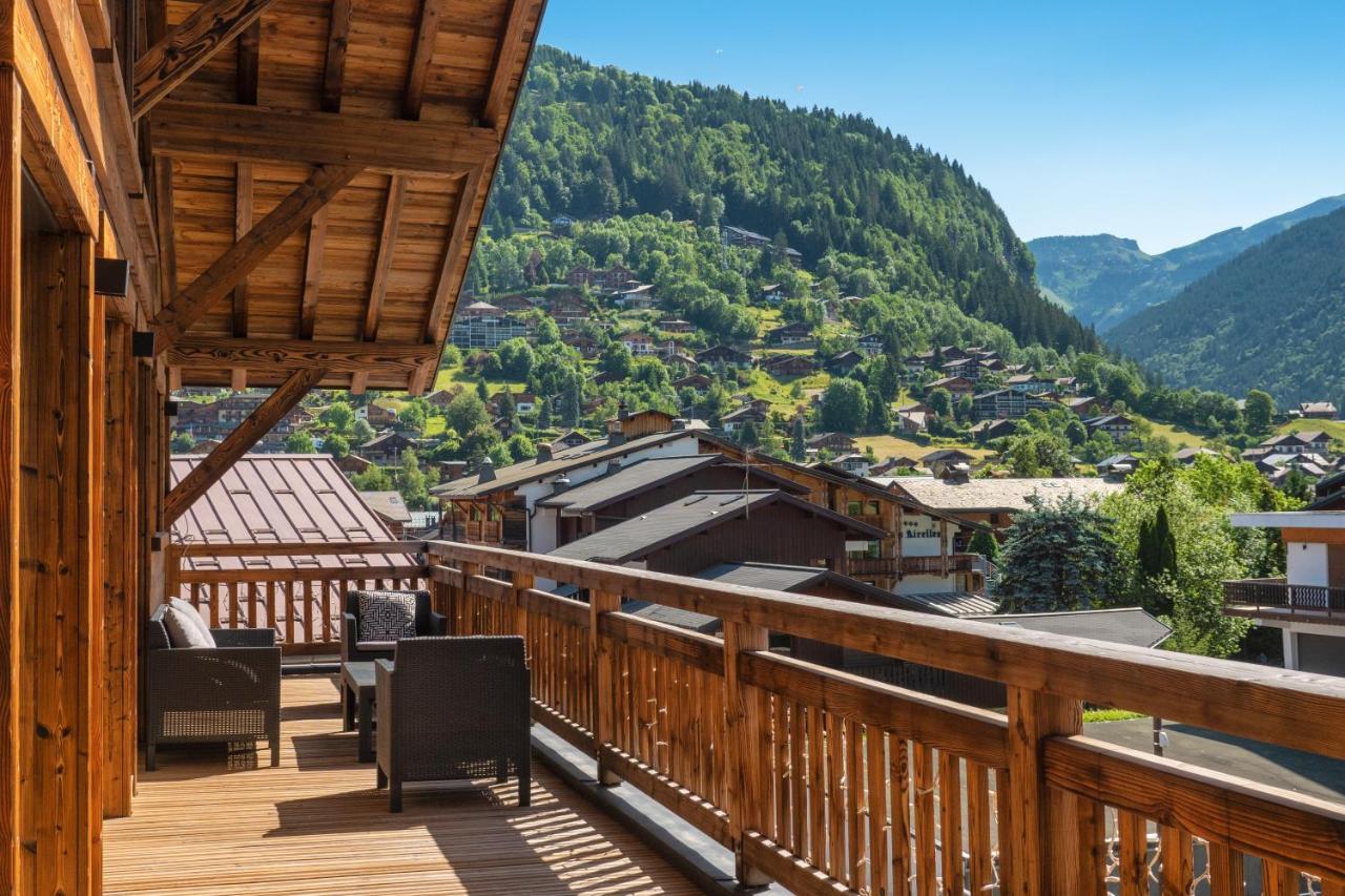 Colibri Penthouse Apartment Morzine Bagian luar foto
